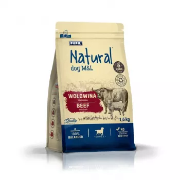 NATURAL marha báránnyal M&L száraztáp kutyáknak 1,6kg