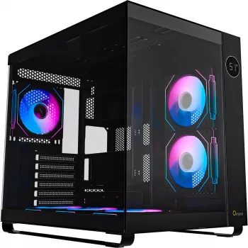 Ocypus Iota C70 ARGB fekete panorámaüveges mid-tower ház
