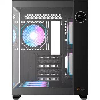 Ocypus Iota C70 ARGB fekete panorámaüveges mid-tower ház