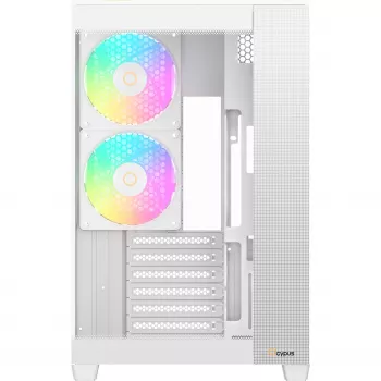 Ocypus Delta C74 ARGB fehér panorámaüveges mid-tower ház