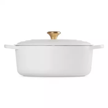 Le Creuset öntöttvas sütőedény ovális 31 cm / 6,3 l fehér