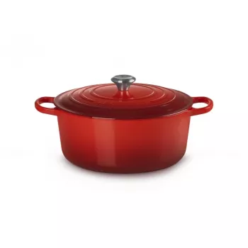 Le Creuset kerek öntöttvas sütőedény 34 cm 12 l piros
