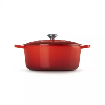Le Creuset kerek öntöttvas sütőedény 34 cm 12 l piros