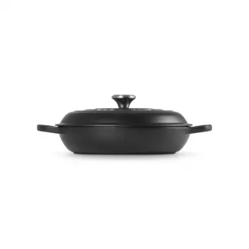 LE CREUSET öntöttvas serpenyő 30cm 3,5L matt fekete