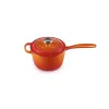 Le Creuset öntöttvas lábas 16 cm 1,5 l narancssárga