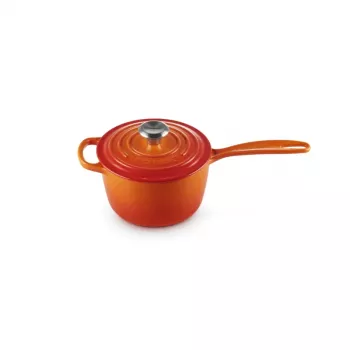 Le Creuset öntöttvas lábas 16 cm 1,5 l narancssárga
