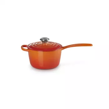 Le Creuset öntöttvas lábas 16 cm 1,5 l narancssárga