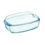 PYREX üvegtároló fedéllel 4,5L téglalap alakú Essentials 33x20x14cm