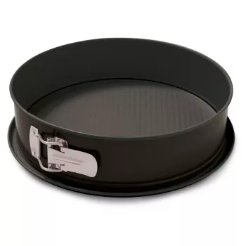 NEWILL kapcsos tortaforma Ø28x7,6 cm fekete tapadásmentes bevonat szénacél