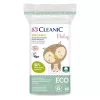 Cleanic Baby Eco baba pamutkorongok, 60 darab, 100% természetes pamut, hipoallergén, klórmentes