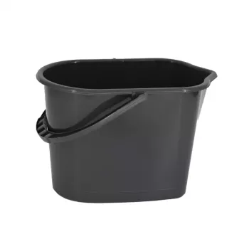 YORK téglalap alakú vödör 14L 34x30x33cm antracit