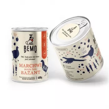 BEMO Marchwi mnie ten Bażant Mono - nedves kutyaeledel - 400g