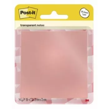 3M Post-it átlátszó jegyzetblokk kék, 36 lap, 76 x 76 mm 7100394468