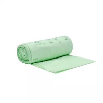 BioBag komposztálható biohulladék-zsák 30L, 25 darab tekercsenként, 50x60 cm, 12 mikron, zöld