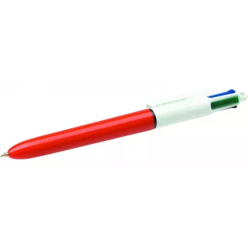 BIC 4 Colours Original nyomógombos golyóstoll visszahúzó mechanikával, 0,30 mm, kék/piros/zöld/fekete (982867)