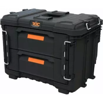 KETER DIY ROC Pro Gear 2 fiókos egység XL szerszámosláda 2 fiókkal 56,5x37,5x41,3cm