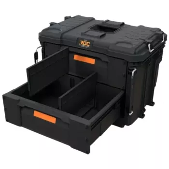 KETER DIY ROC Pro Gear 2 fiókos egység XL szerszámosláda 2 fiókkal 56,5x37,5x41,3cm