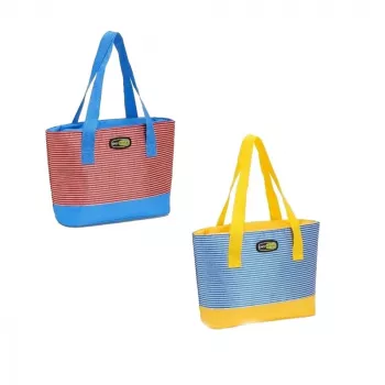 GIOSTYLE Beach Small hűtőtáska vegyes piros/kék/sárga 7L