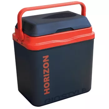 GIOSTYLE Horizon M 12/230V fűtő- és hűtőláda 20L termoelektromos hűtőláda sötétszürke/piros