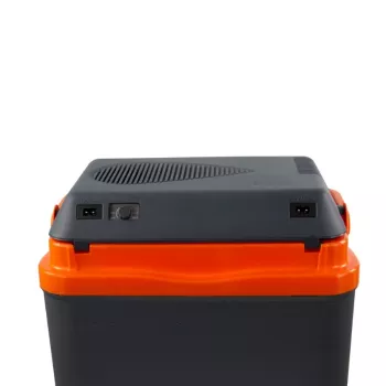 GIOSTYLE Horizon M 12/230V fűtő- és hűtőláda 20L termoelektromos hűtőláda sötétszürke/piros