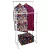 ORDINETT Deluxe Double White 88x43x98-175cm függőleges ruhaszárító