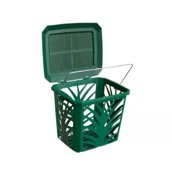 BIOBAG biológiai hulladékgyűjtő MaxAir 7L 24x19,7x20,5cm zöld