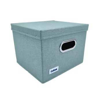 ORDINETT M doboz 28,5x25,5x20,5cm tárolódoboz menta