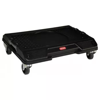 KETER DIY Connect szállítókocsi 55,7x43,7x16,4 cm, fekete/piros, IP54, 30 kg teherbírás