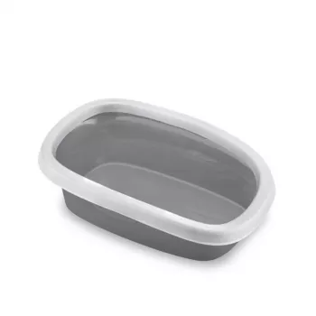STEFANPLAST macskaalom-tálca Sprint 20 58x39x17 cm fehér/szürke