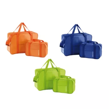 GIOSTYLE Fiesta Thermal Bag Set, Assorted, Orange/Light Blue/Green