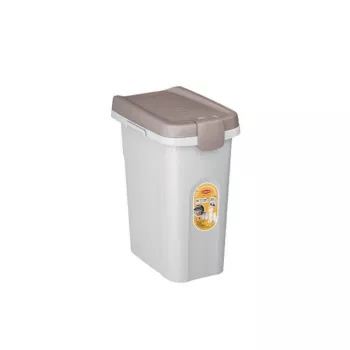 STEFANPLAST kisállat-táp tárolóedény 15 L fehér/világosszürke