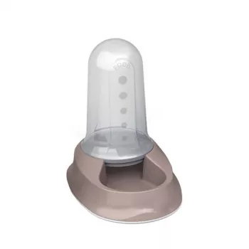 STEFANPLAST Chic 2L automatikus kisállat táp- és vízadagoló, világosszürke, 32 x 21 x 29 cm