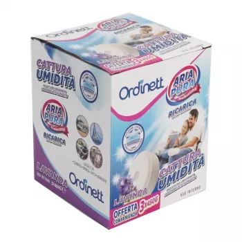 ORDINETT nedvességfelszívó utántöltő tabletta 450g x 3 db levendula