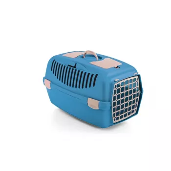 STEFANPLAST Gulliver 2 szállítóbox műanyag ajtóval 55x36x35cm kék