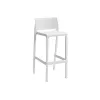 BICA Volga Stool 65 kerti bárhokedli, 50x49x89 cm, fehér