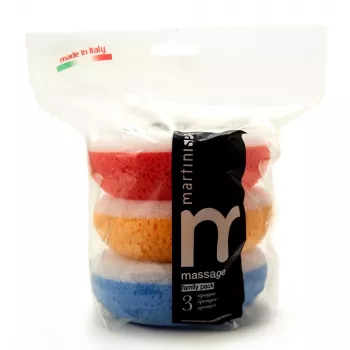 MARTINI SPA masszázsszivacsok 3-as csomag | különböző színek