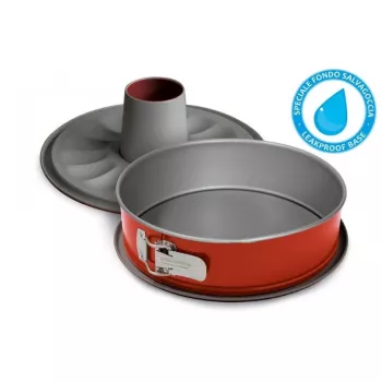 GUARDINI Rossana kapcsos tortaforma 26 cm tapadásmentes sütőforma karbonacélból