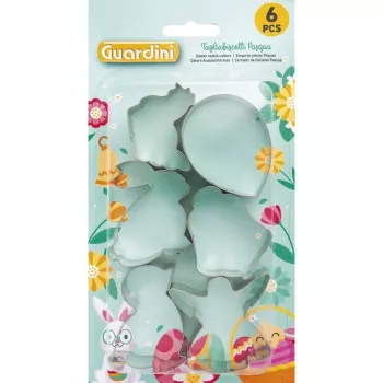 GUARDINI húsvéti süti- és mézeskalács-kiszúró készlet 6 db 5-6x2cm