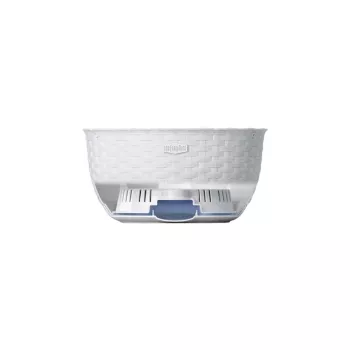 STEFANPLAST Natural függő virágcserép, Ø30x14,5 cm, barna