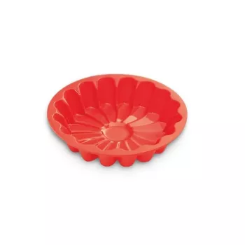 GUARDINI Juliette szilikon virág sütőforma Ø 22 x 5 cm piros