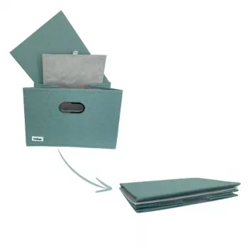 ORDINETT Box S tárolódoboz, 29,5x22,5x16,5 cm, menta, polipropilén, 11 L