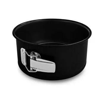 Guardini Gardenia kapcsos tortaforma magas peremmel, 20 cm átmérő, 8,5 cm magasság, karbonacél, tapadásmentes bevonat, fekete