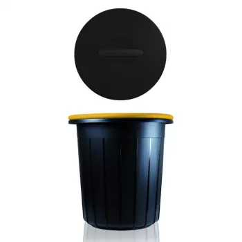 GIOSTYLE Eco Solution 16L szemetes sötétszürke/sárga