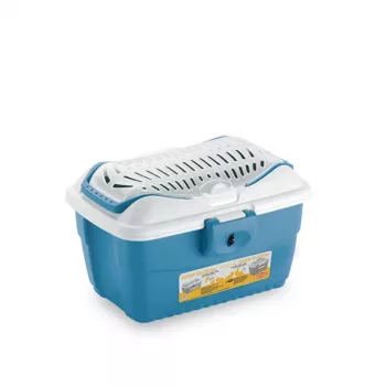 STEFANPLAST Mini Gulliver szállítódoboz 40x30x24cm fehér/kék