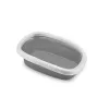 STEFANPLAST Sprint 10 macskaalomtálca 43x31x14 cm fehér/szürke