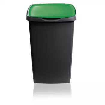 GIOSTYLE Eco Solution 45L hulladékgyűjtő 37x36x53,5cm sötétszürke/zöld