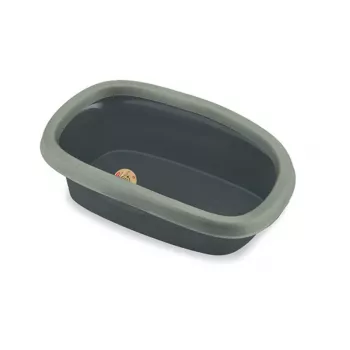 STEFANPLAST Sprint 20 macskaalom-tál 58x39x17 cm szürke/zöld