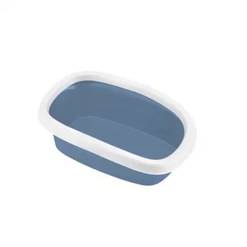 STEFANPLAST Sprint 10 nyitott macska WC 43x31x14 cm kék/fehér