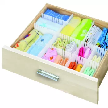 ORDINETT fiókosztó 3 db 60x8cm Top Class fehér