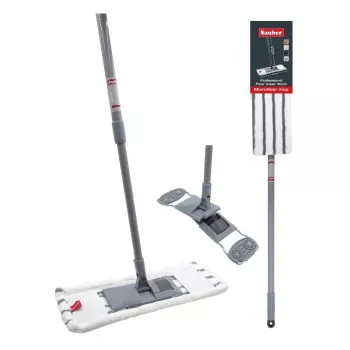 SAUBER padlókefe 40 cm teleszkópos rúddal